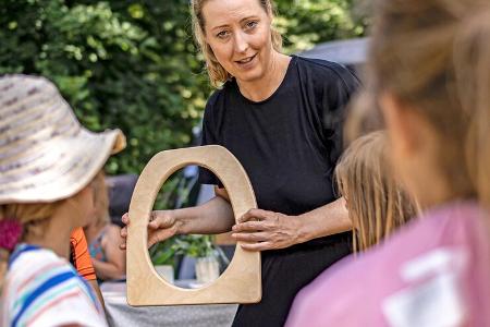 Klobrille, Trenntoilette, Holz, Kinder