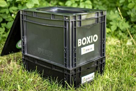 Boxio, Trenntoilette, Plastik, dunkelgrau