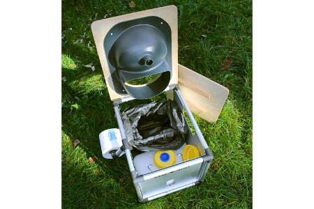 Ecoshit Trenntoilette, offen, Innenansicht, Eco 1 Mini 