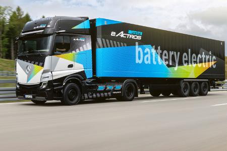 Mercedes Benz Daimler Trucks E-Actros Long Haul Fernstrecke Elektro LKW