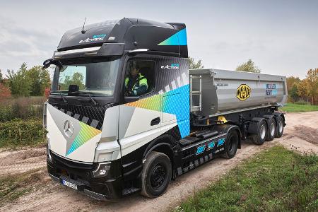 Daimler E-Actros Long Haul Meiller Kipplaster