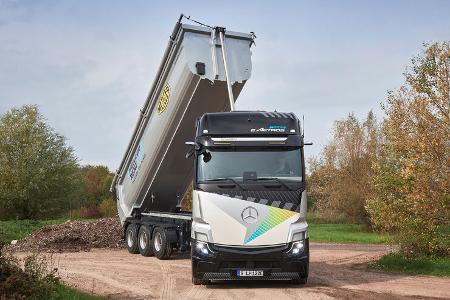 Daimler E-Actros Long Haul Meiller Kipplaster