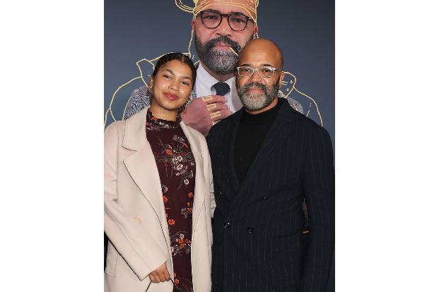 Ebenfalls nominiert sind Jeffrey Wright (hier mit seiner Tochter Juno) für die Komödie 'American Fiction' (ebenfalls als bester Film nominiert) sowie Colman Domingo in 'Rustin'.