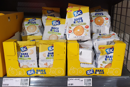 Tuc Bake Rolls im Regal