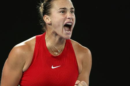 Nach Sieg im Topspiel: Sabalenka im Finale gegen Zheng