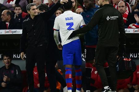 Medien: FC Barcelona vier Monate ohne Balde