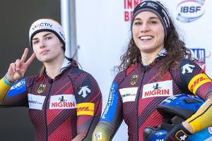 Zweierbob: Deutsche Frauen bauen Siegesserie aus