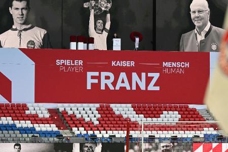 Bayern-Pläne: Denkmal und Straße für Beckenbauer