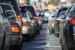 Autos in der Rushhour