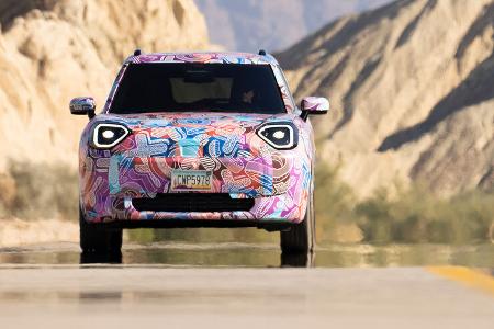 Mini Aceman Elektro Crossover Werks Prototyp Erlkönig