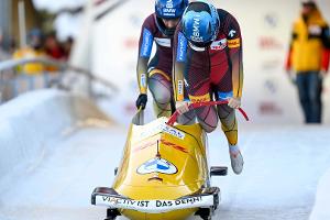 Deutsches Podest im Zweierbob der Frauen