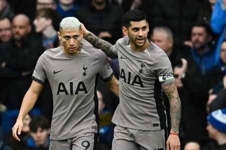 Last-Minute-Ausgleich: Tottenham patzt - Villa zieht vorbei