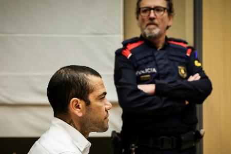 Vergewaltigungsprozess: Alves vor Gericht erschienen