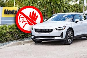 Polestar Hertz Autovermietung Stopp Kooperation Collage