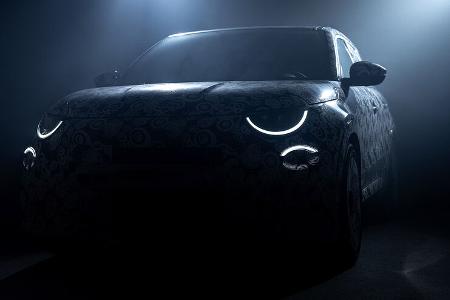 Abarth 600E Elektro-SUV, Werks-Erlkönig-Bild