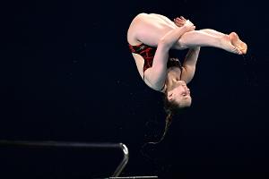 Wasserspringerin Hentschel Sechste vom 3-m-Brett