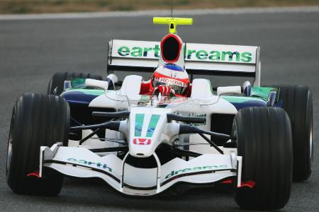 Honda RA108 - 2008 - Der Wagen von Jenson Button und Rubens Barrichello aus dem Jahr 2008 besticht mit einem Frontflügel, der hässlicher kaum sein könnte.