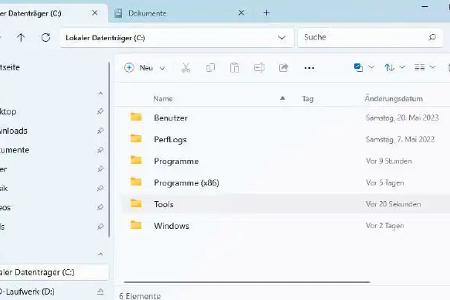 Der Dateimanager Files lässt sich ähnlich wie der Windows-Explorer bedienen und bietet weitere nützliche Funktionen, etwa die Organisation von Dateien mit Tags.