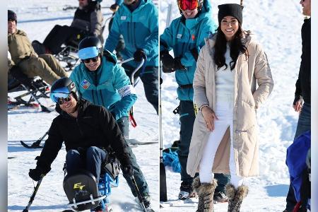 Harry und Meghan in Kanada: Die ersten Bilder von der Skipiste