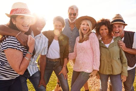 gruppe mitte vierzig-jähriger
