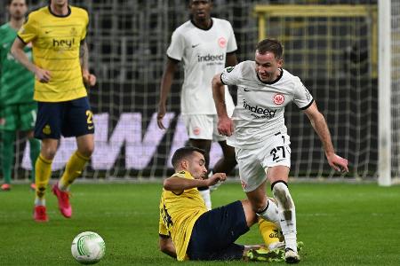 Sieg verspielt: Eintracht schwächelt auch in Europa