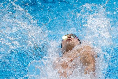 Rückenschwimmer Braunschweig im Finale über 50 m