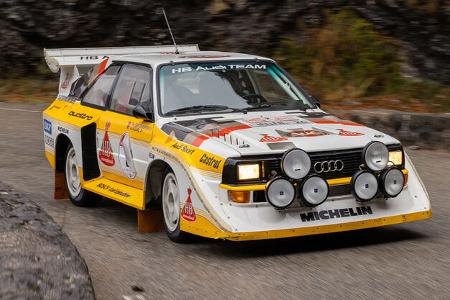 Walter Röhrl Audi Quattro S1 E2 (1986) Histo Monte (2024) Gruppe B Rallye