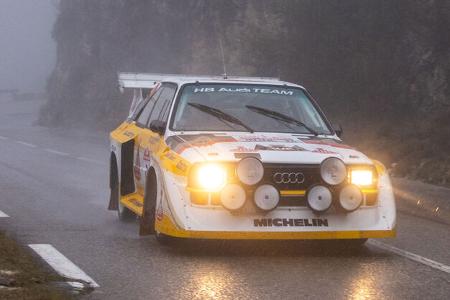 Walter Röhrl Audi Quattro S1 E2 (1986) Histo Monte (2024) Schlucht von Aiglun