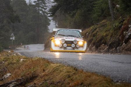 Walter Röhrl Audi Quattro S1 E2 (1986) Histo Monte (2024) Schlucht von Aiglun