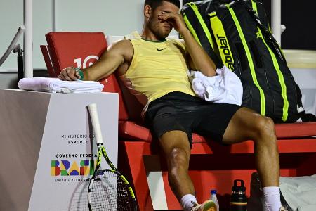 Rio: Alcaraz muss aufgeben - Hanfmann weiter