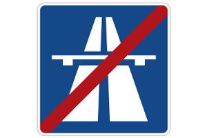 Autobahn Ende Schild Nr. 330.2