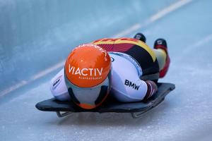 Skeleton-WM: Grotheer zur Halbzeit Erster - Frauen auf Kurs