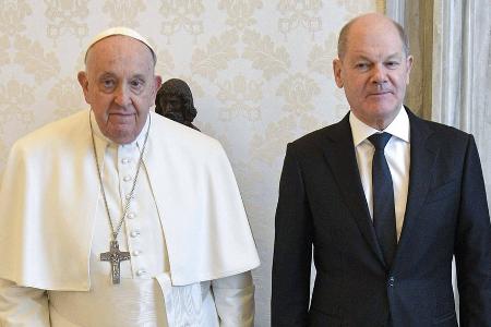 Olaf Scholz: Privataudienz beim Papst