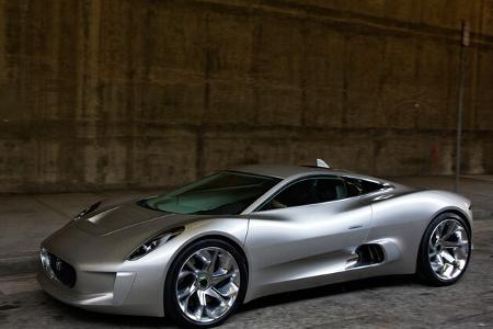 Jaguar C-X75, Seitenansicht