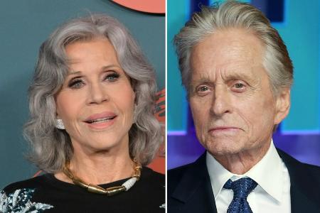 Michael Douglas und Jane Fonda: Protestaktion vor Oscarverleihung