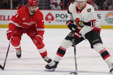 Stützle-Tor zu wenig für Ottawa - Seider-Assists ohne Lohn