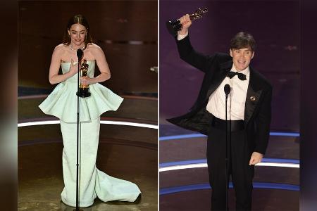Oscars: Emma Stone schlägt Sandra Hüller, Cillian Murphy triumphiert