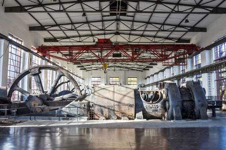 Kompressorenhalle, Kokerei, Besichtigung