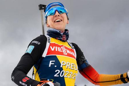 Franzsika Preuß - Note: 1,5 - Nach zwei Jahren zum Vergessen hat sich Preuß wieder in der Weltspitze zurückgemeldet, blieb aber erneut nicht von Krankheiten verschont und beendete die Saison während der WM, bei der sie eine Medaille knapp verpasste. Dass die 30-Jährige im gesamten Winter nur zweimal in Einzelrennen nicht in den Top 10 landete und Platz 15 das schlechteste Ergebnis war, ist ein Brett. Allein dreimal verpasste sie den Sieg knapp.
