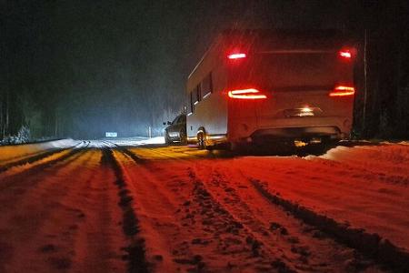 Winter-Wohnwagenreise Nordkap 