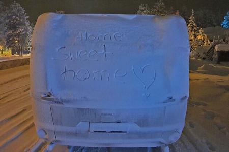 Winter-Wohnwagenreise Nordkap 