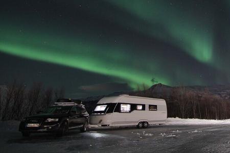 Winter-Wohnwagenreise Nordkap 