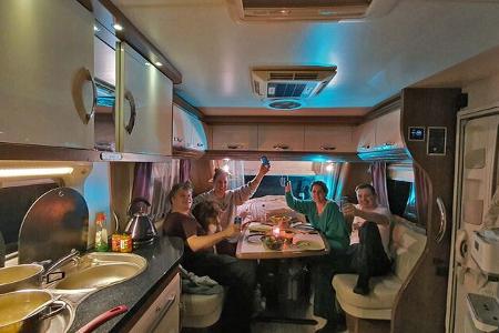 Winter-Wohnwagenreise Nordkap 