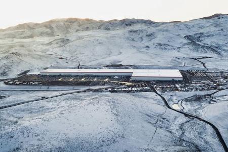 03/2024 Tesla Fabrik Gigafactory Produktion Nevada