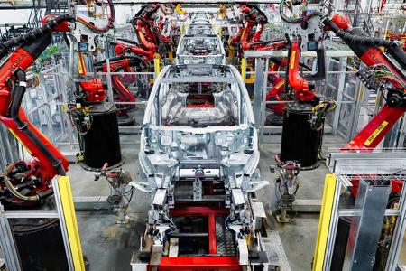 03/2024 Tesla Fabrik Gigafactory Produktion Texas