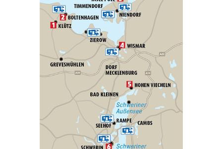 Wohnmobil-Reise Mecklenburg-Vorpommern