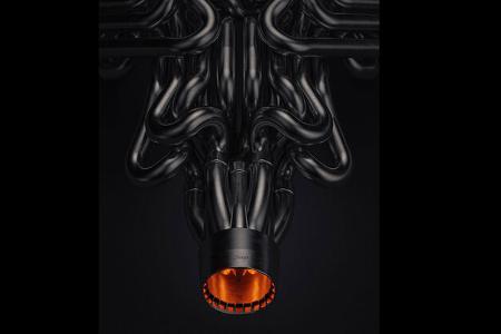 De Tomaso P900 Auspuffanlage