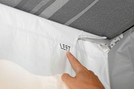 Test: Markisenvorzelte, Seitenwände