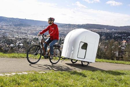 Fahrrad-Caravan