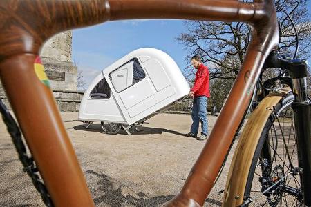 Fahrrad-Caravan